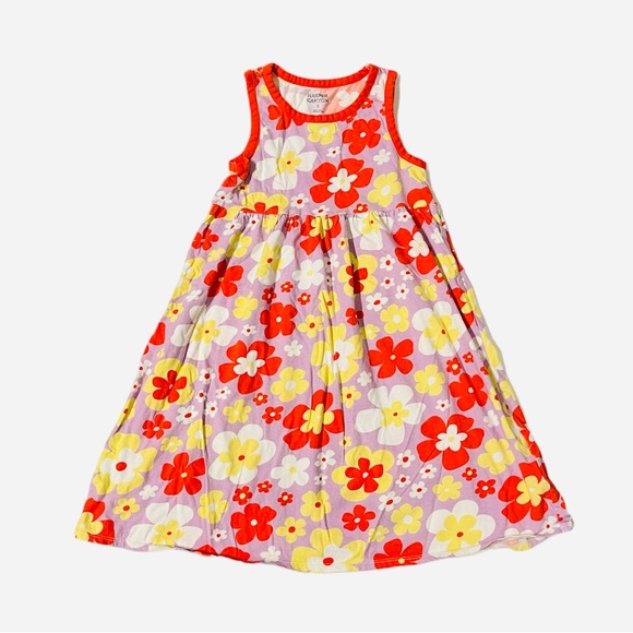 Robe Fille Harper Canyon Taille L (10/12) - Tribal Bleu Et Blanc - Sans Manches - Coton - Occasion